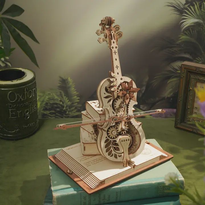DIY MECHANICAL MUSIC BOX, CHARACTER: CELLO