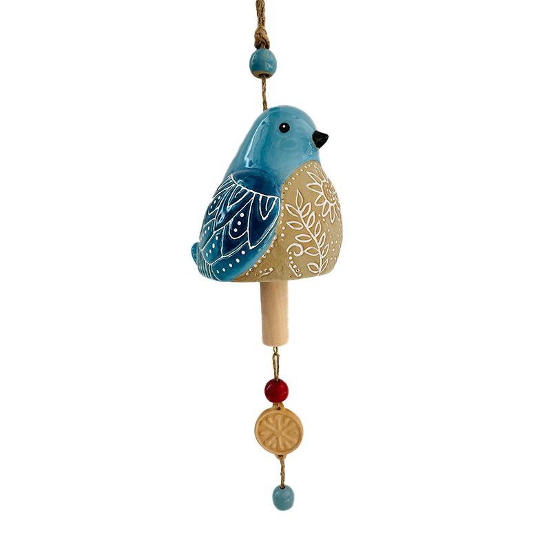 Bird Bell Assorted, Colour: Blue