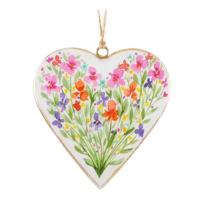Flower Heart Ornament