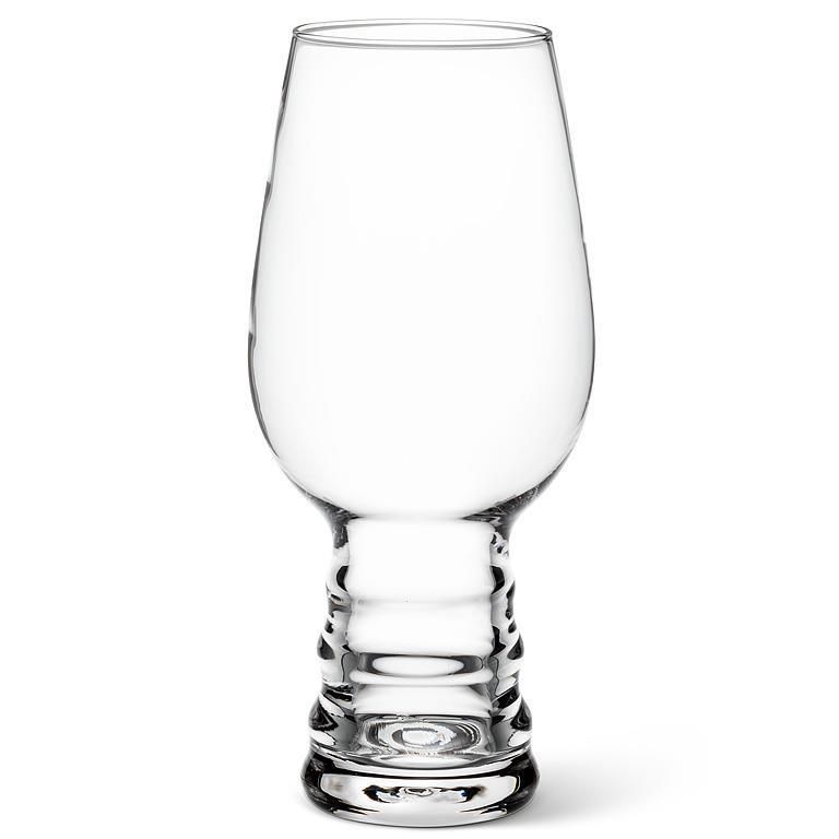 Ridge Base Pedestal Beer Glass