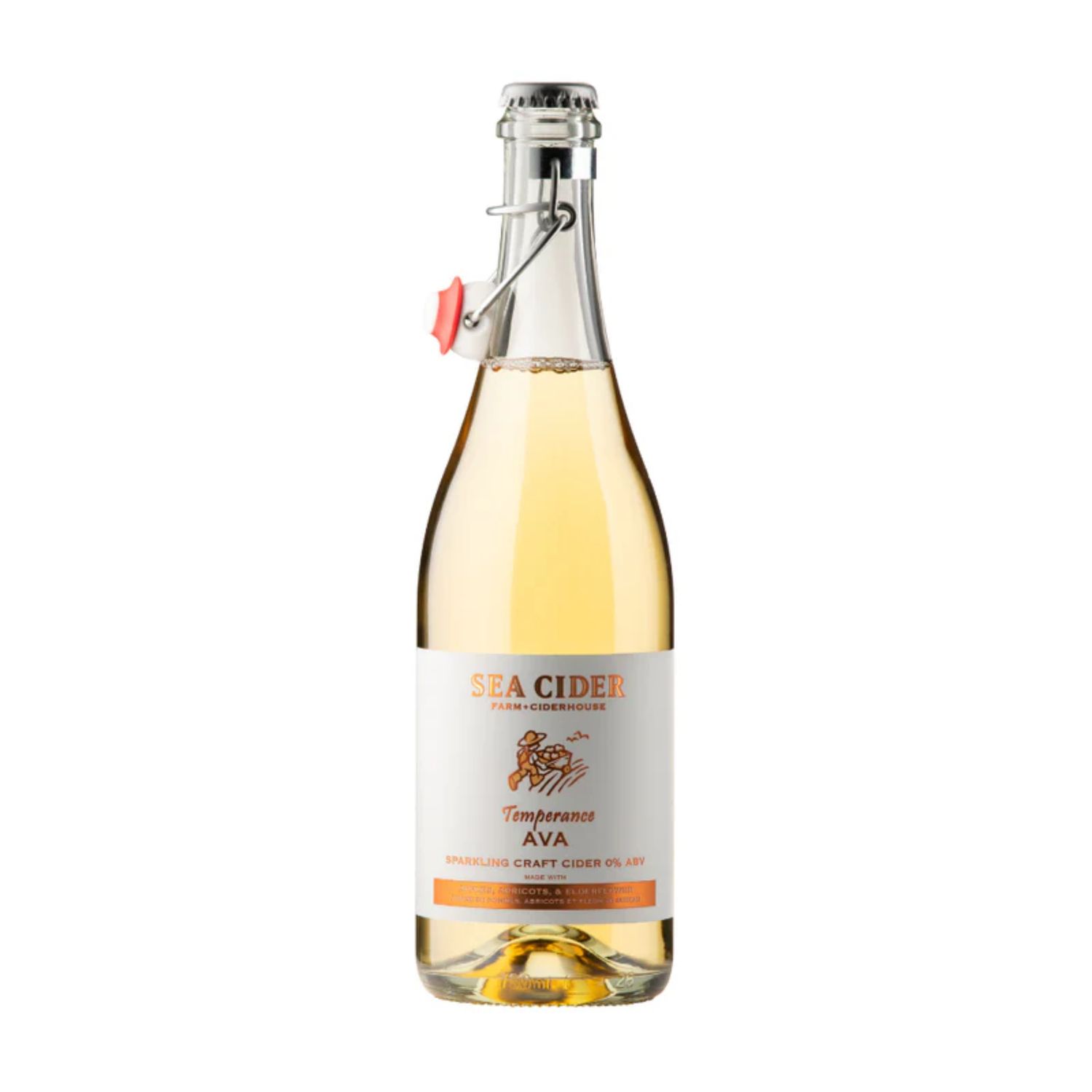 Sea Cider Farm Temperance Non-Alcoholic Sparkling Cider, FLAVOUR: Ava