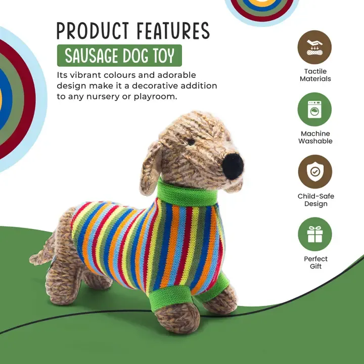 Organic Knit Sausage dog