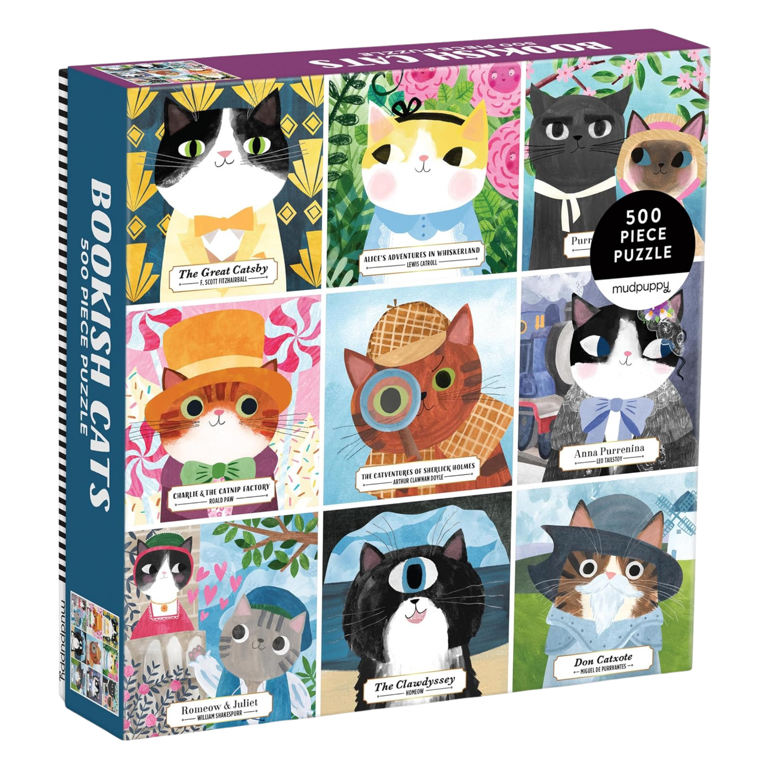 Bookish Cats 500pc Family Puzzle