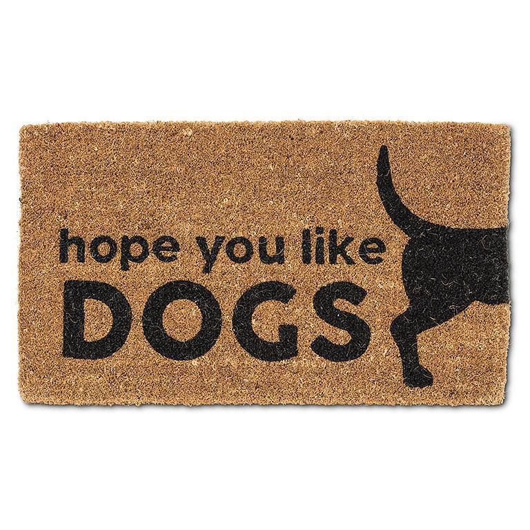 Hope You Like Dogs Sisal Doormat