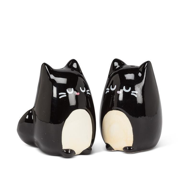 Cat Salt + Pepper Shakers