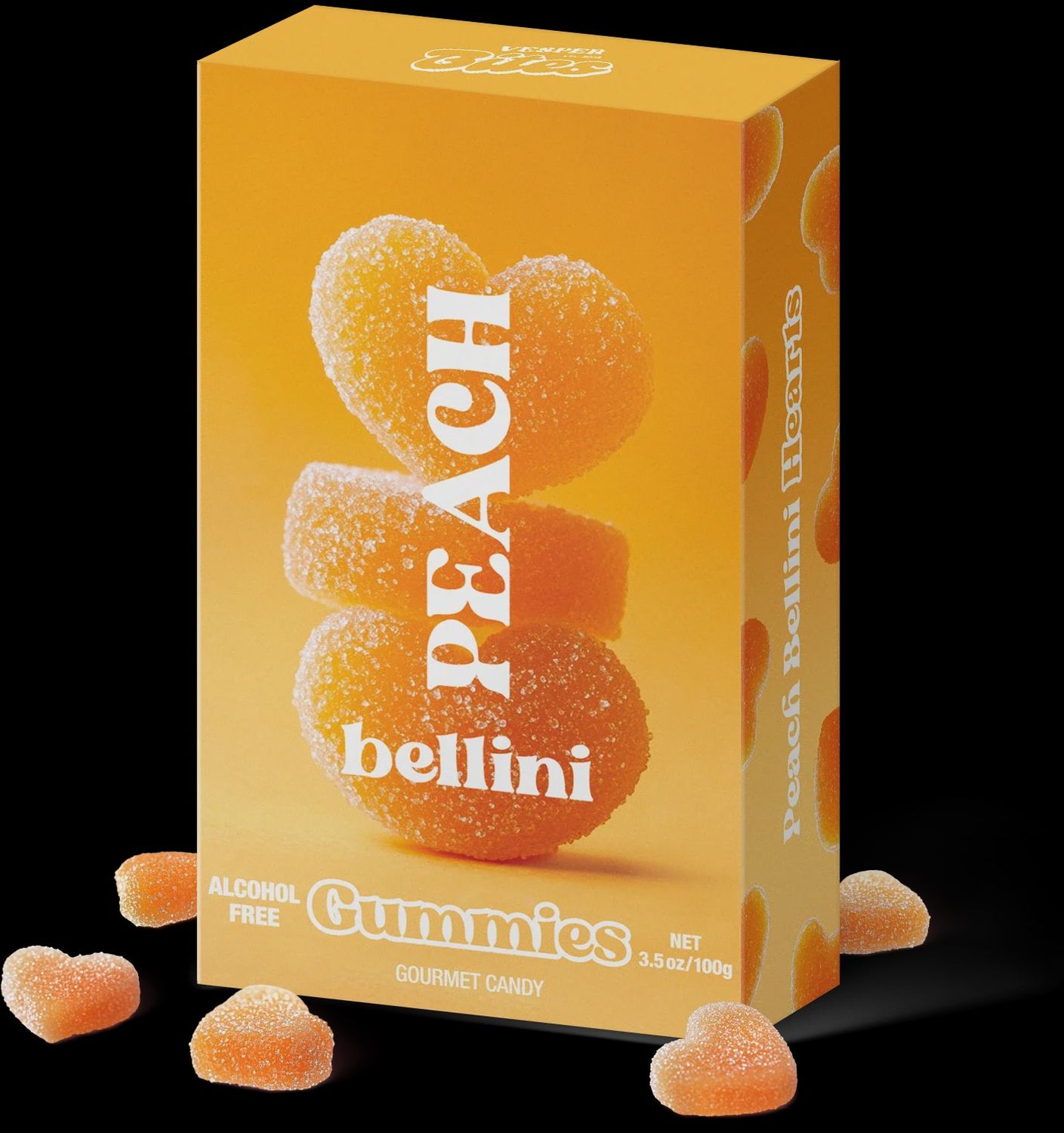 COCKTAIL GUMMIES ASST., FLAVOUR: PEACH BELLINI