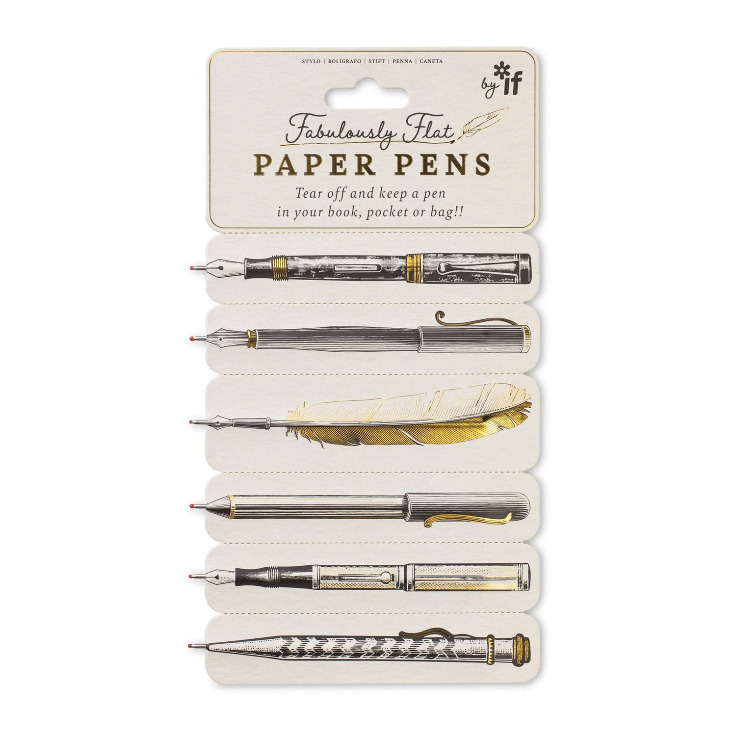 Fabulously Flat Paper Pens