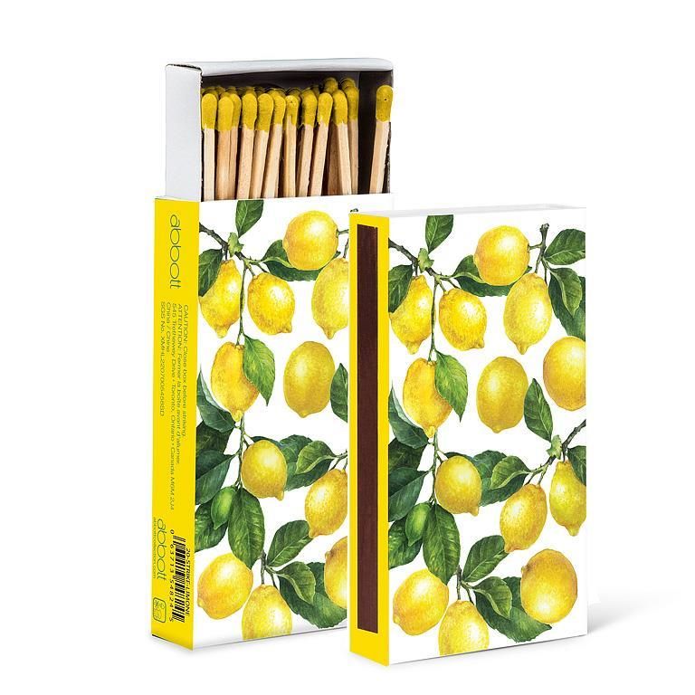 Abbott Matches, DESIGN: Lemon