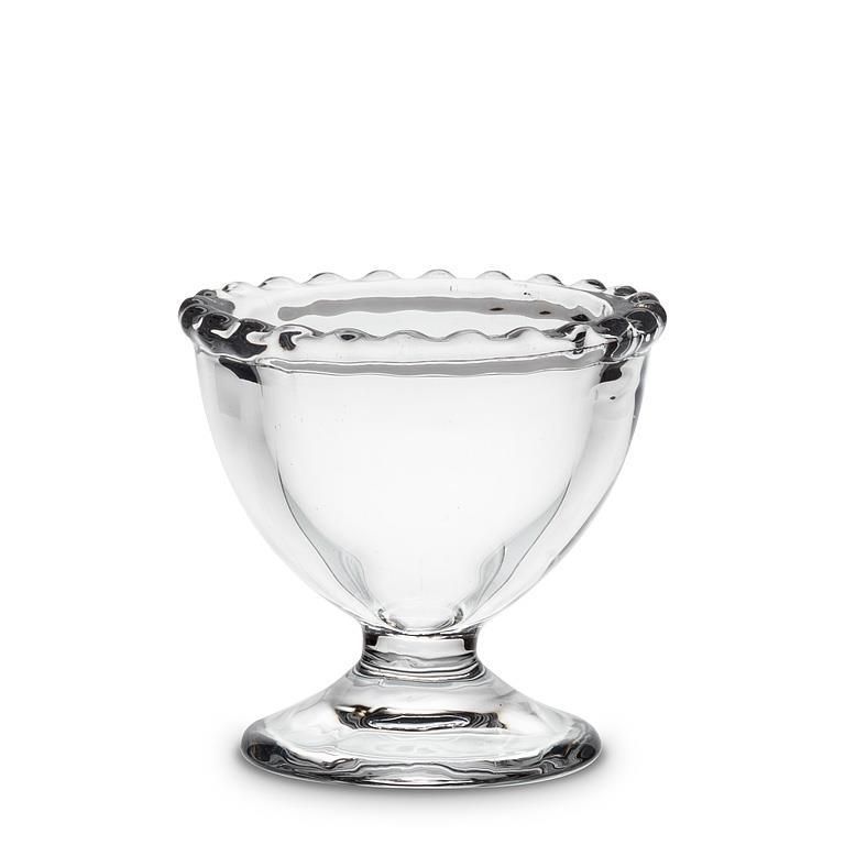 Glass Dotted Egg Cup
