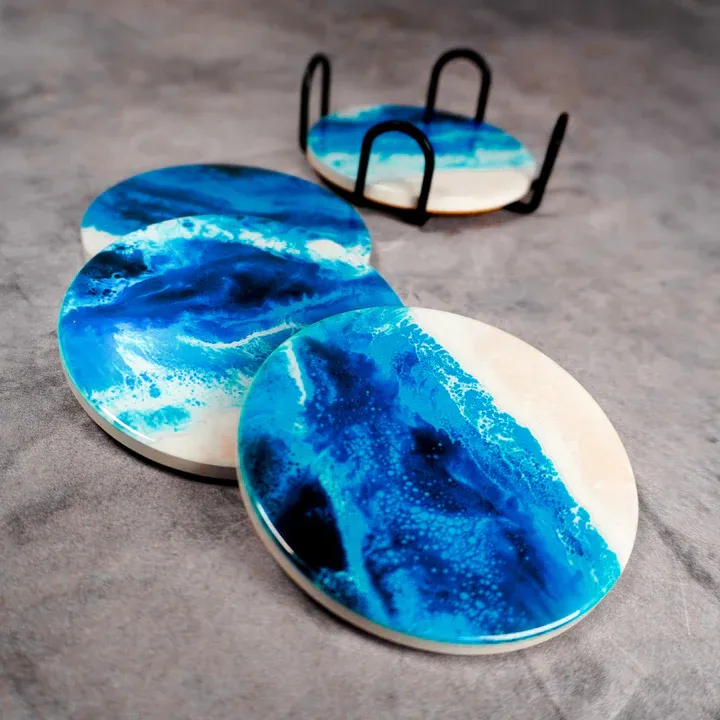 CERAMIC RESIN COASTERS