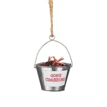 GONE CRABBING HANGING ORNAMENT