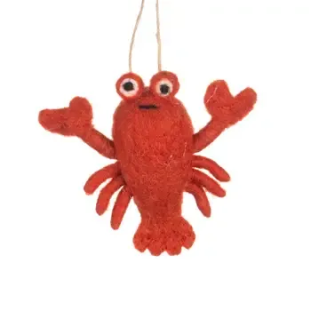 LOBSTER FELTED ORNAMENT