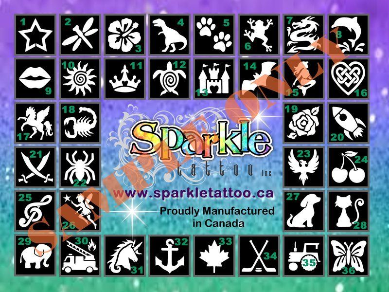 Mini Sparkle Tattoo Kit Assorted