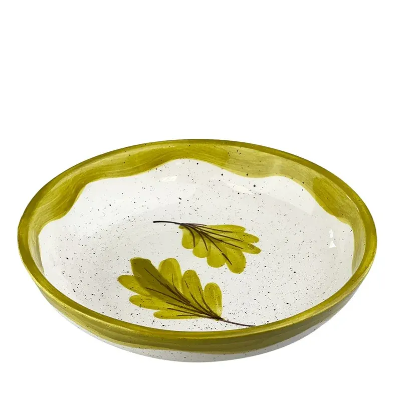 Selbrae House Ceramic Serving Bowl Medium Oak Leaves