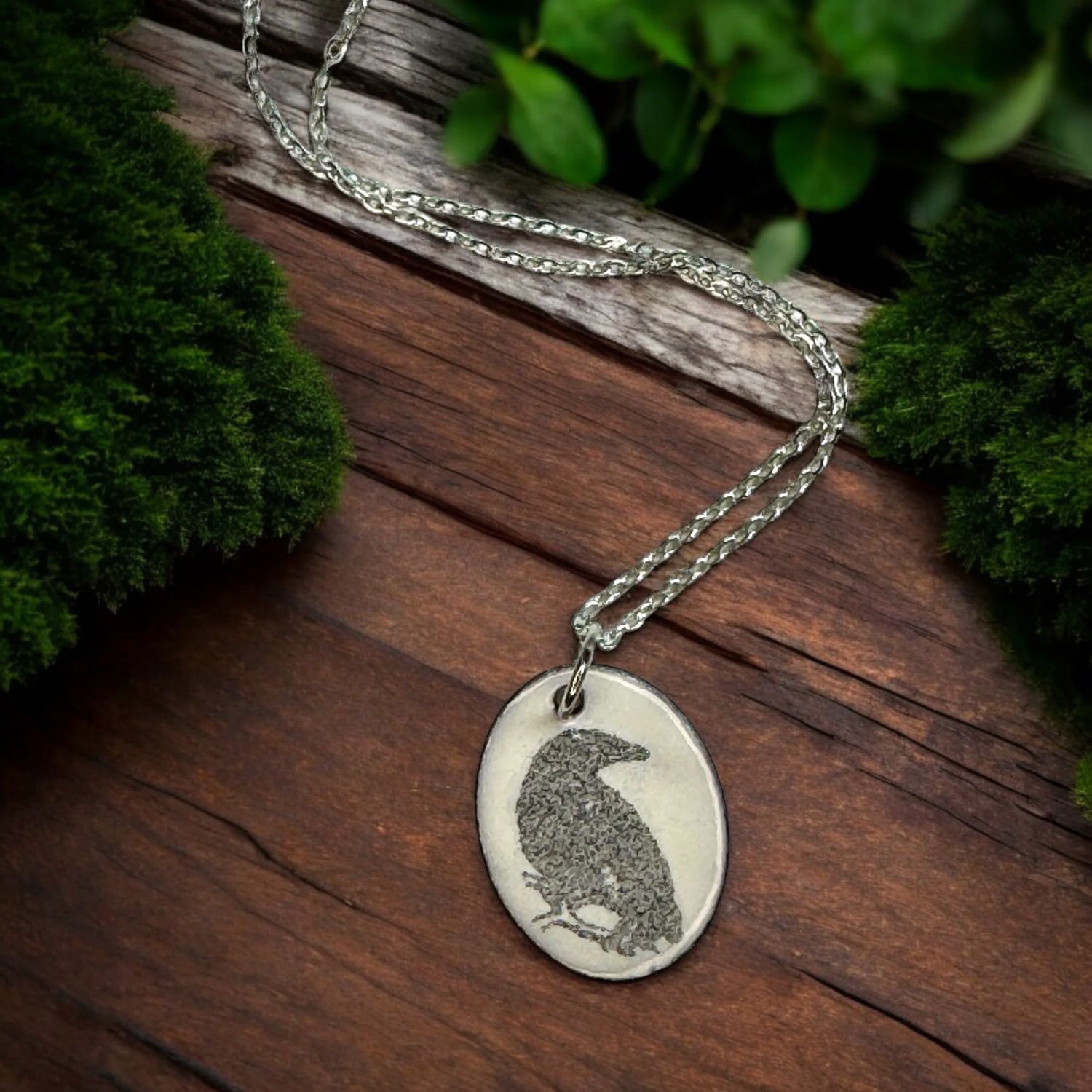Crow Necklace 18"