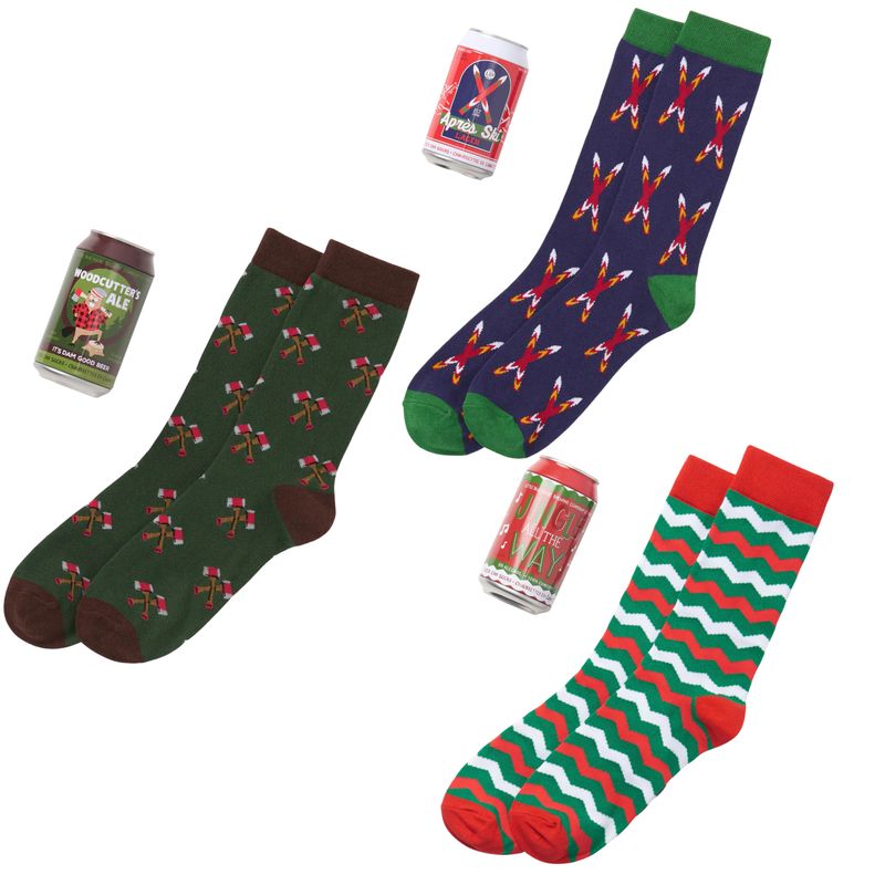 Beer Can Socks Assorted