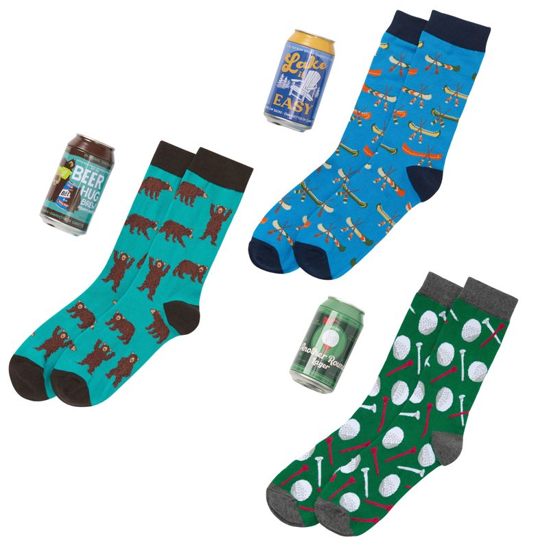 Beer Can Socks Assorted