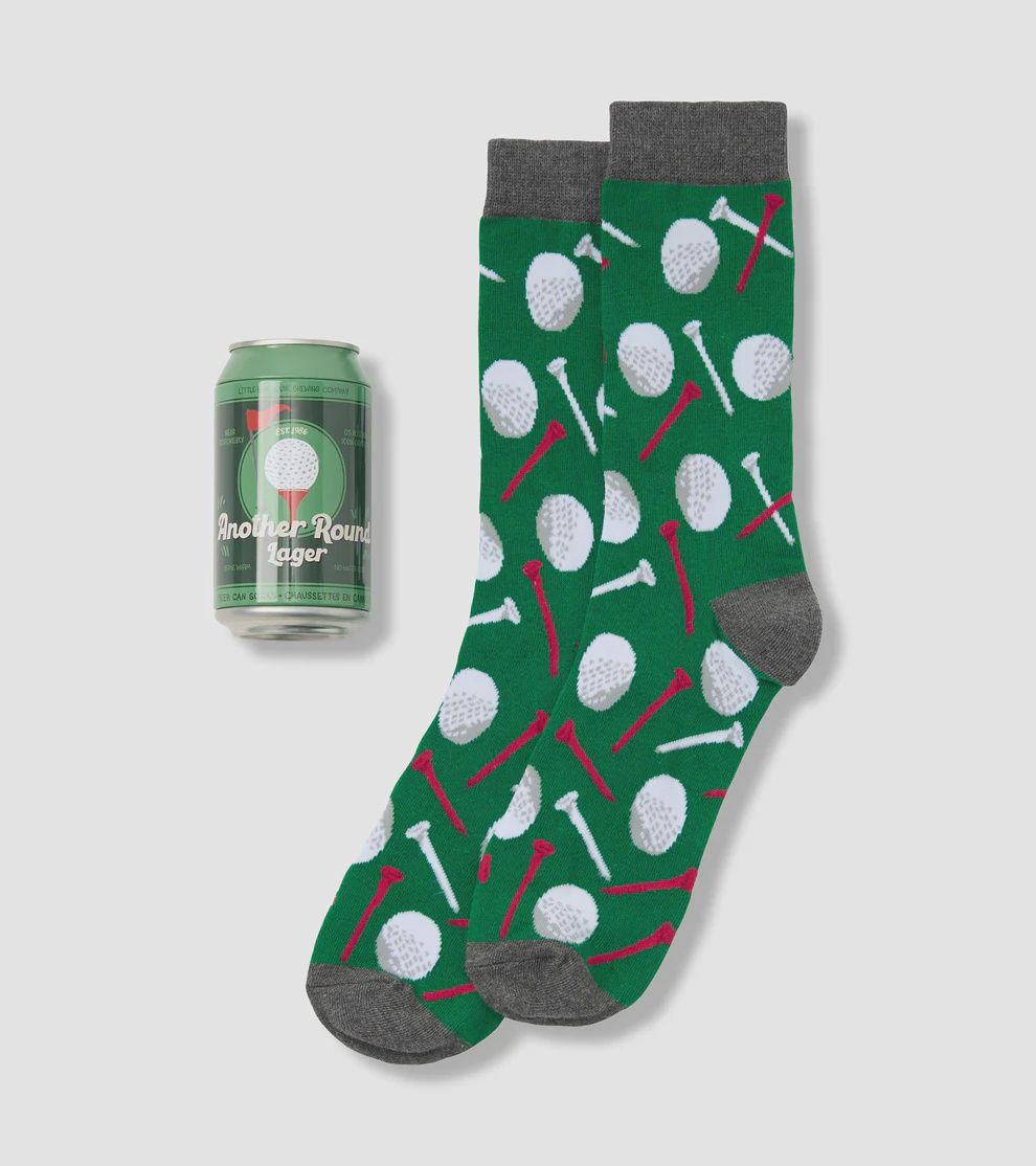 Beer Can Socks Assorted, STYLE/COLOUR: Balls And Tees