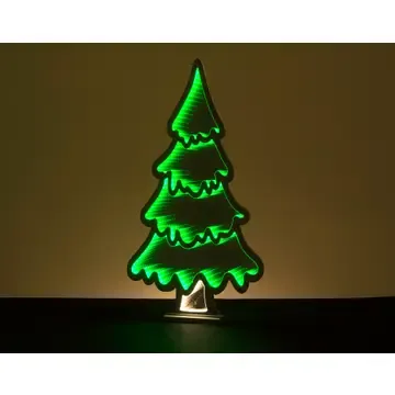 GREEN XMAS TREE INFINITY LED 35.5"