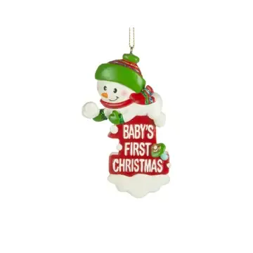 BABY'S FIRST CHRISTMAS ORNAMENT
