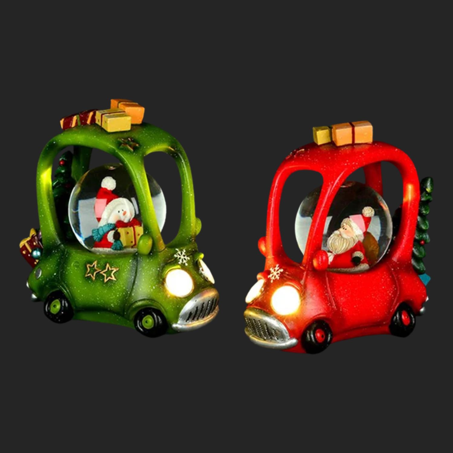 SNOWGLOBE CAR ORNAMENTS