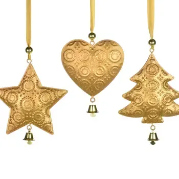GOLD ORNAMENT 4" - asst styles