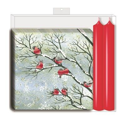 NAPKIN AND CANDLES GIFT SET