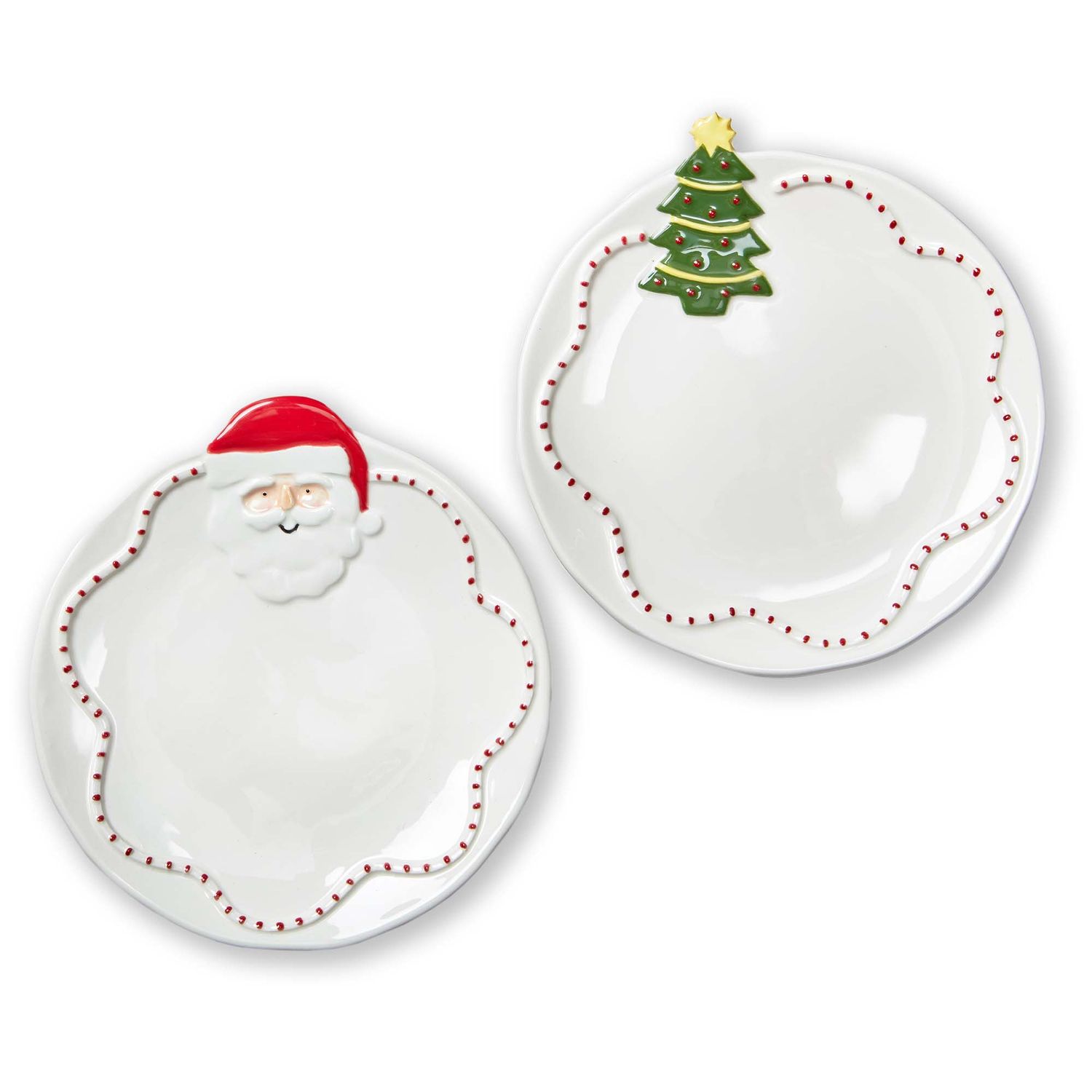 HOLIDAY HEER APPETIZER PLATE 2 STYLES