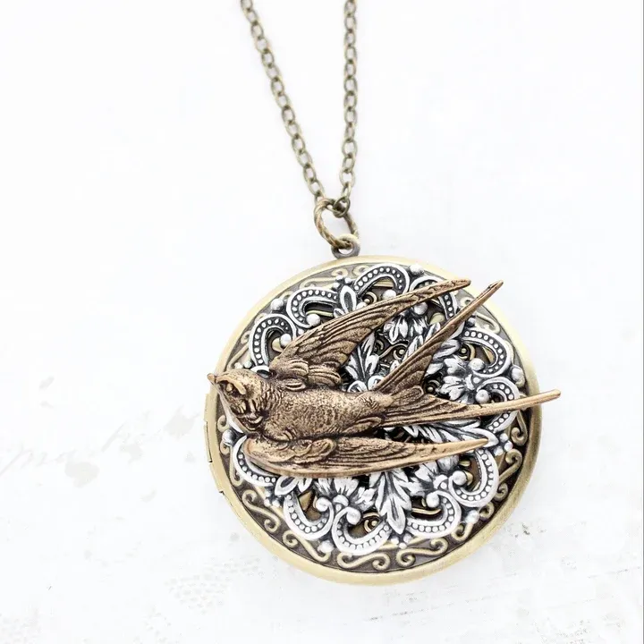 Flying Bird Locket