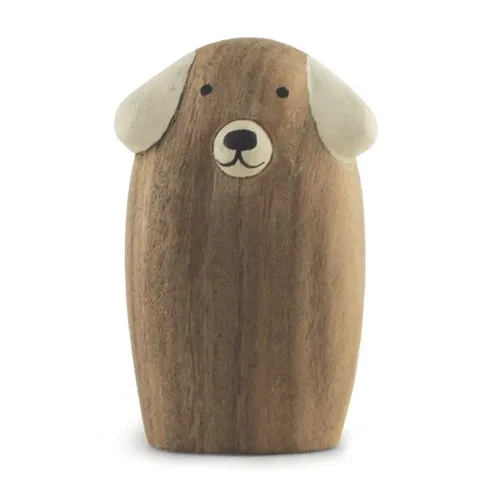 Wooden Standing Dog Medium