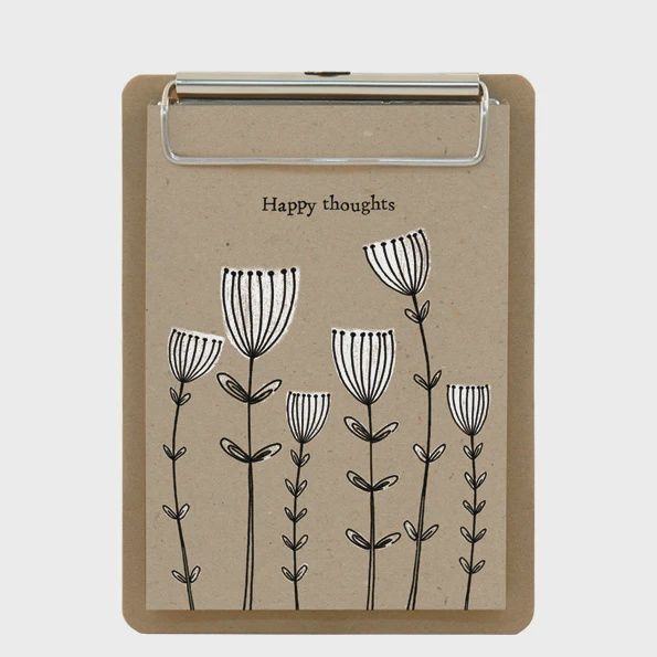 East Of India Clip Pad Assorted, CHARACTER: Flowers