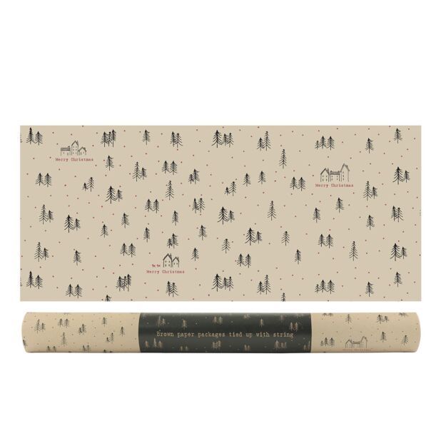 Christmas Forest Gift Wrap 5m