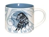 Native Northwest Ceramic Mug, DESIGN: Raven