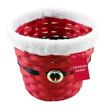 RED SANTA BASKET