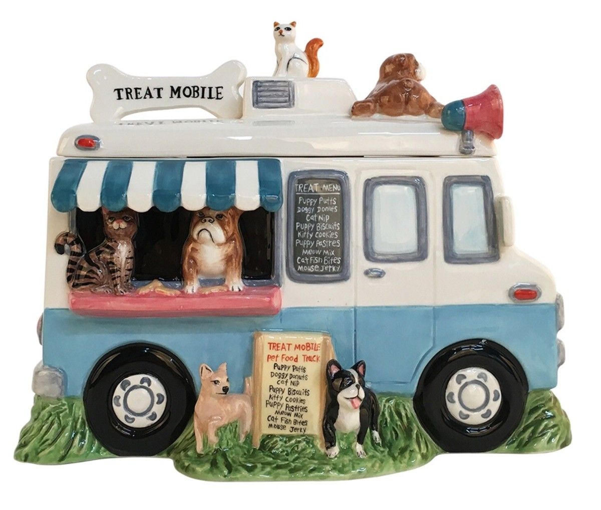 Ceramic Food Truck Treat Jar