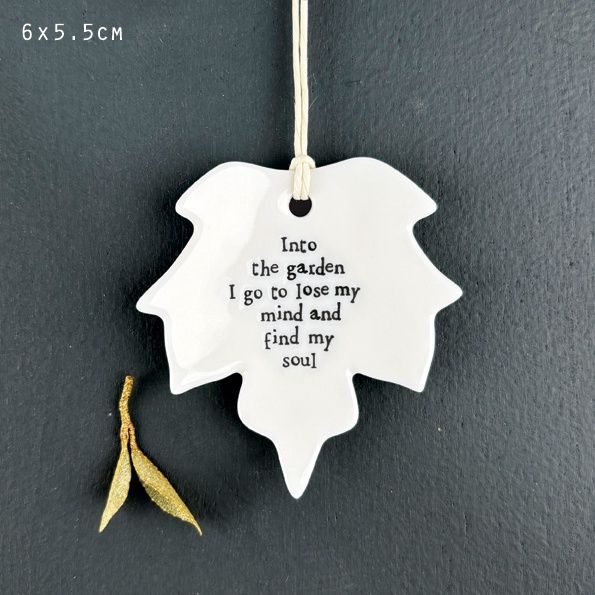 Porcelain Leaf Ornament Assorted