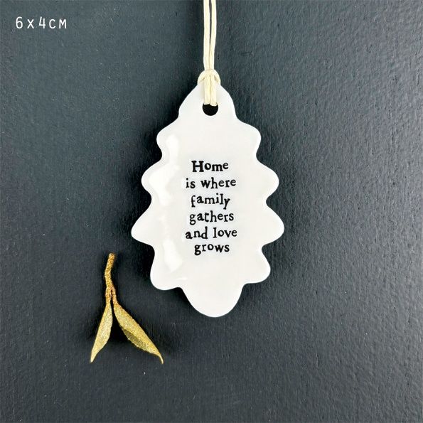 Porcelain Leaf Ornament Assorted, DESIGN: Home