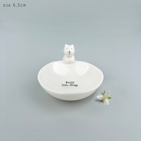 East Of India Animal Trinket Dish Assorted