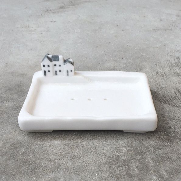 House And Steps Soap Dish