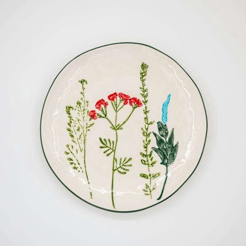 Wildflower Salad Plate