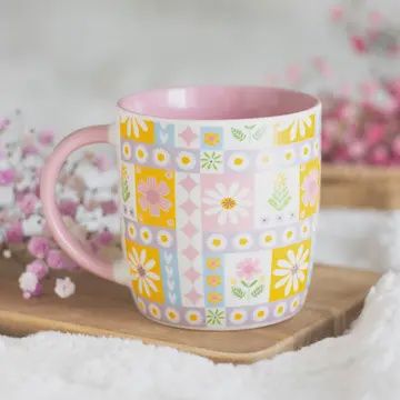 Floral Patchwork Mug