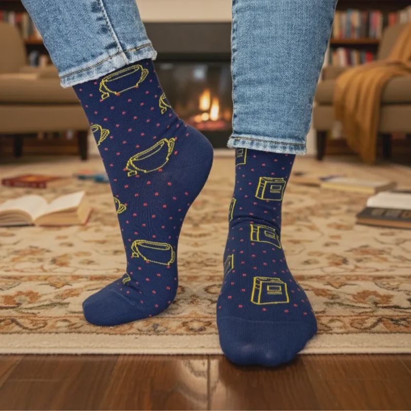 Women’s Book &amp; Tea Socks