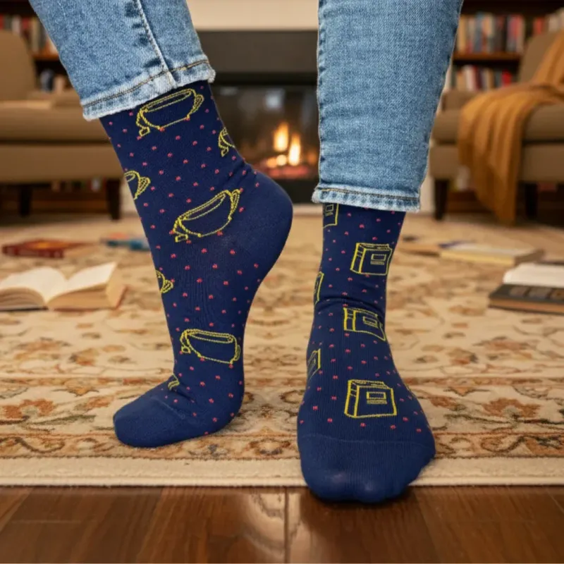 Women’s Book &amp; Tea Socks