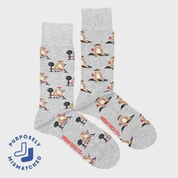 Men's Sloth Working Out Socks