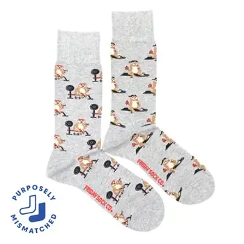 Men's Sloth Working Out Socks
