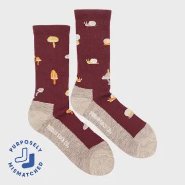 Men's Mushroom Merino Wool Socks