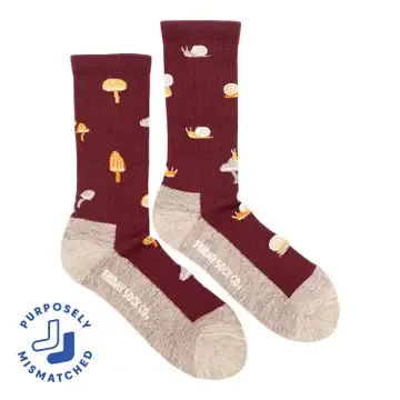 Men's Mushroom Merino Wool Socks