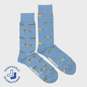 Men's Fish &amp; Fishing Lure Socks