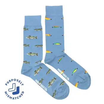 Men's Fish &amp; Fishing Lure Socks