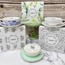 Soy Candle In Teacup &amp; Saucer Assorted